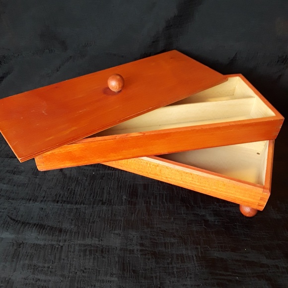 Handcrafted wooden keepsake / jewelry box Other - ⛩ HANDCRAFTED WOODEN KEEPSAKE/JEWELRY BOX